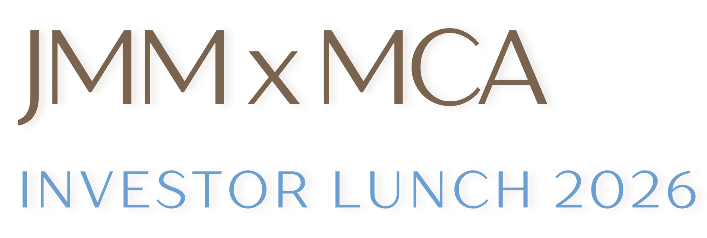 JMM x MCA Investor Lunch 2026 Logo